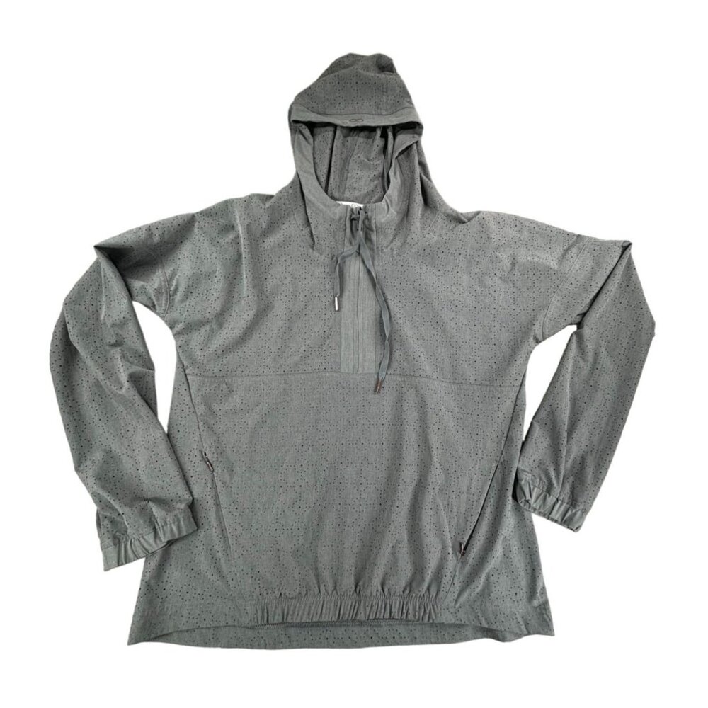 Calia By Carrie Underwood Hoodie Pullover Jacket Womens Medium Gray Light